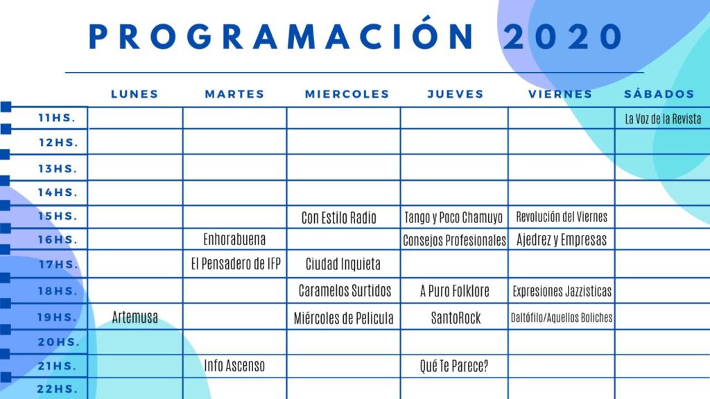 PROGRAMACIÓN – Radio CV